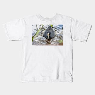 Hawaiian coot in Honolulu Kids T-Shirt